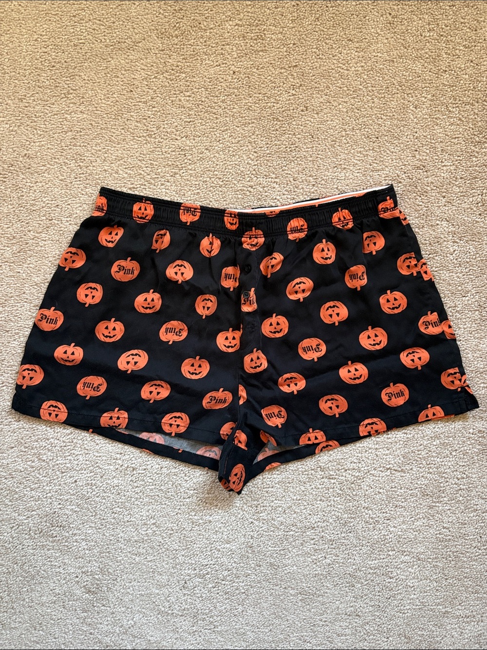 PINK | Pumpkin Lounge Shorts